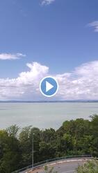 Panoráma a balatonvilágosi kilátó pontról ma