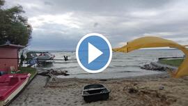 Kiürült a balatonvilágosi strand