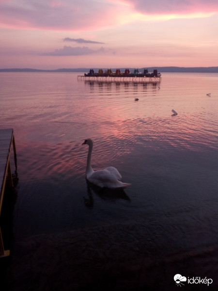 Balatonföldvári napnyugta