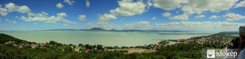 Balaton látképe a fonyódi TV. toronyból