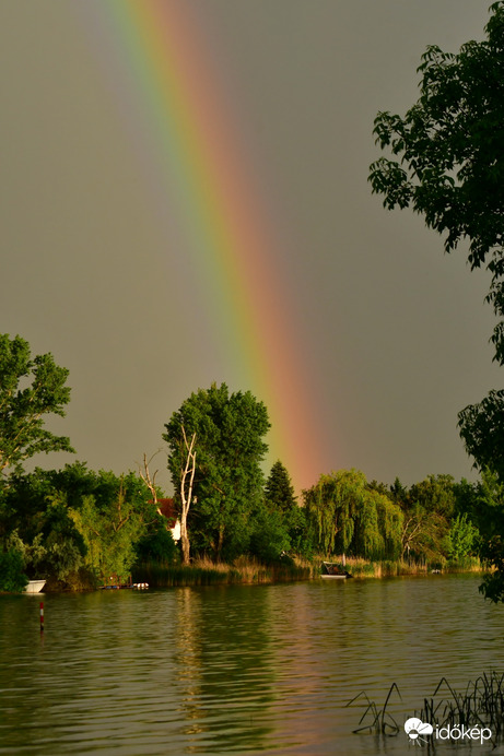 Szivárvány a Duna felett