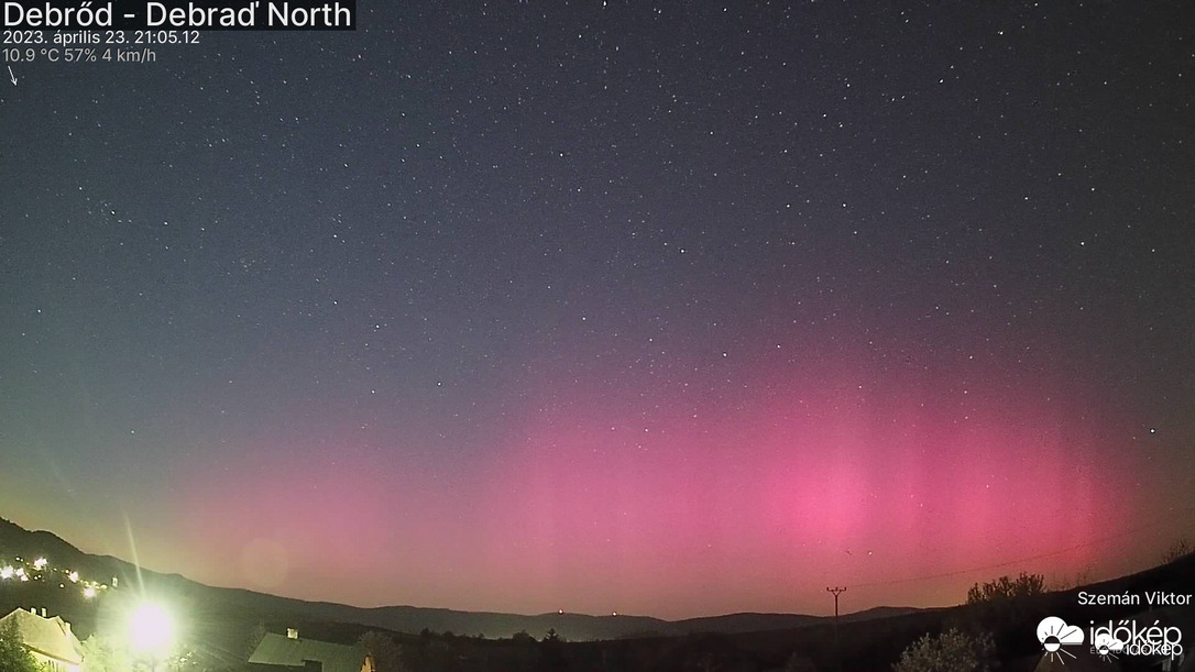 Így kezdődött - sarki fény a debrődi kamerán
