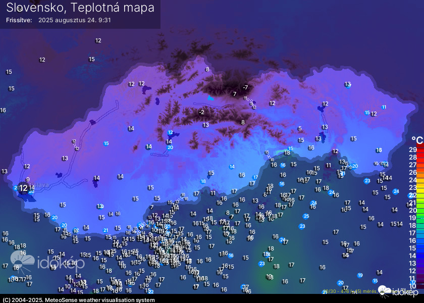 Szlovákia vasárnap reggel 