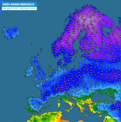 Tombol a tél Európában