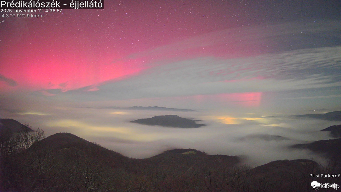 3 órán át táncolt a sarki fény