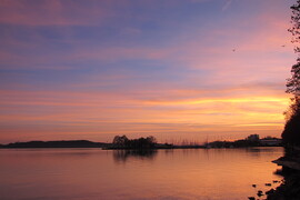 Naplemente Balatonfüredről 1.