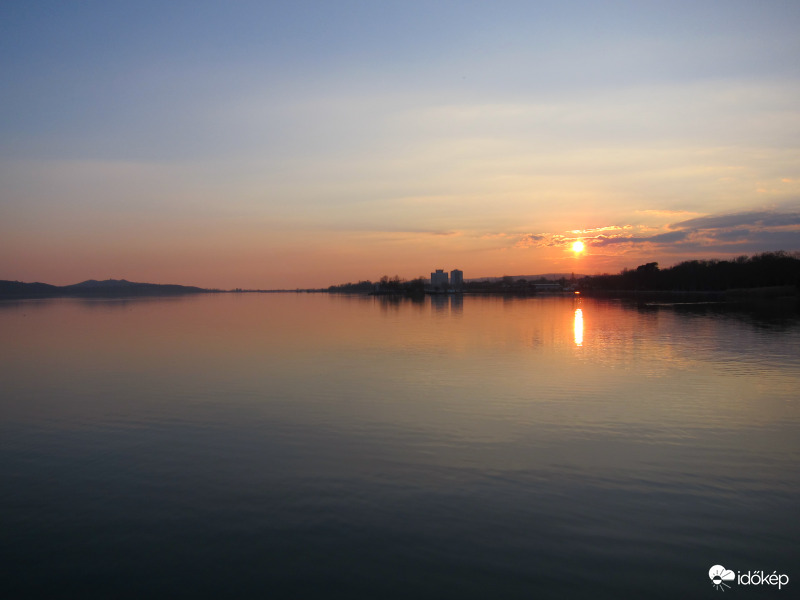 Csendes naplemente Balatonfüreden