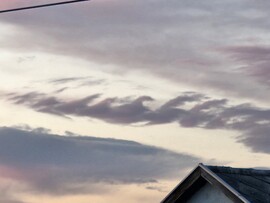 Jól kirajzolódó Kelvin-Helmholtz felhők 