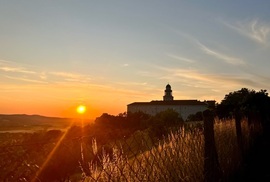 Naplemente Pannonhalmán