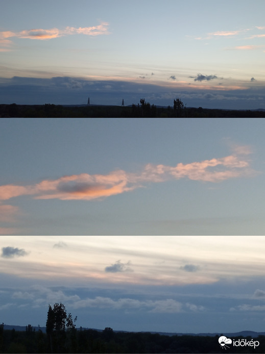 Budapest - szeles, felhős napkelte - 9ºC