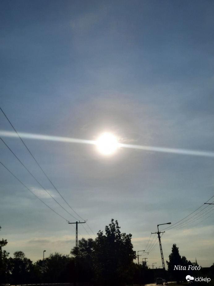 Végre reggeli napsütés Dévaványán...