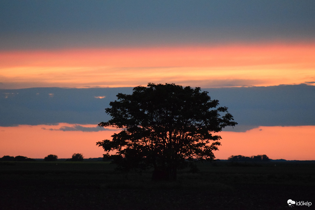 Napnyugta utáni színek Dévaványán 5