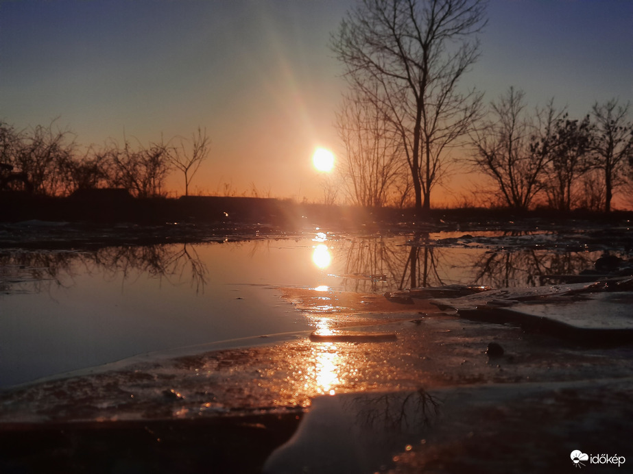 ,,Jeges" naplemente Dévaványán!  :-)