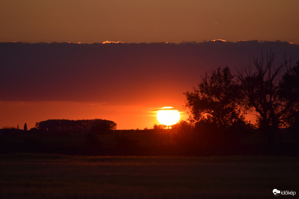 Mai naplemente Dévaványán 2