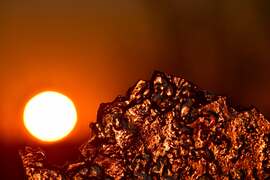 Jégtáblás napnyugta, Dévaványa.