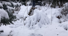 Hópaplan alatt alszik a természet