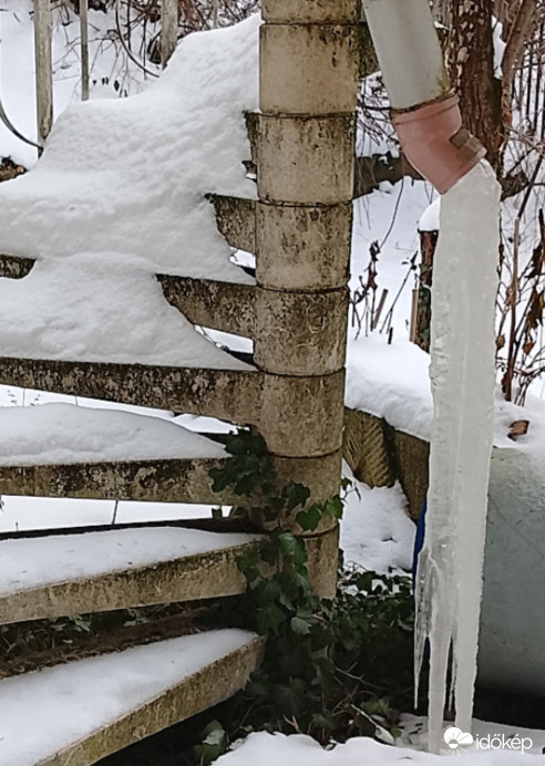 Saját megfagyott vízesés