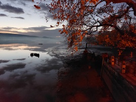 Hajnal a Tatai-tónál