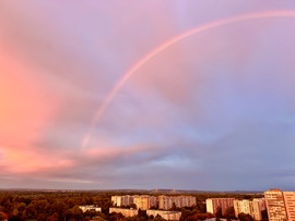 Szivárványos naplemente 