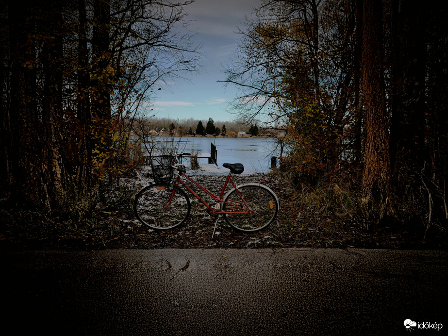 Enyhén fagyos havas időben a legjobb tekerni 