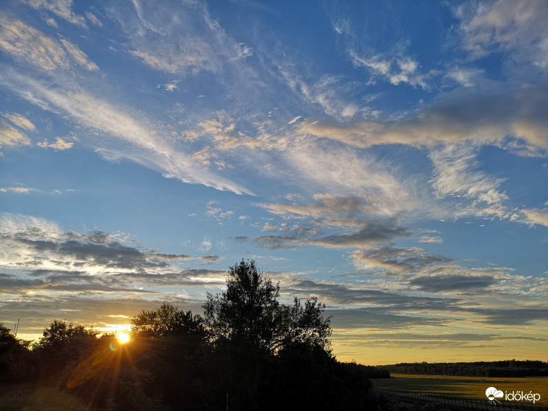 Ferihegy felett az ég