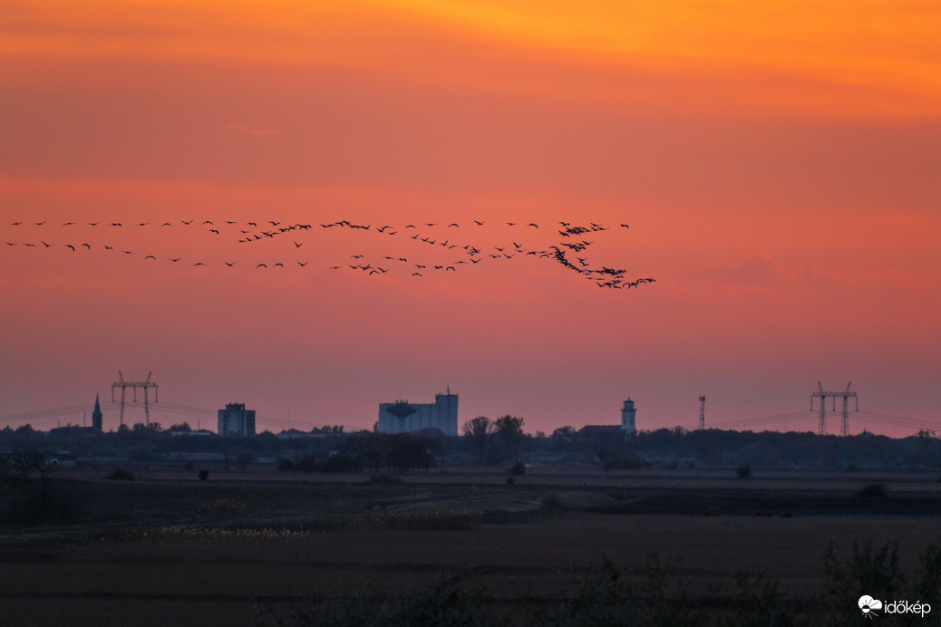 Daruvonulás Karcag határában