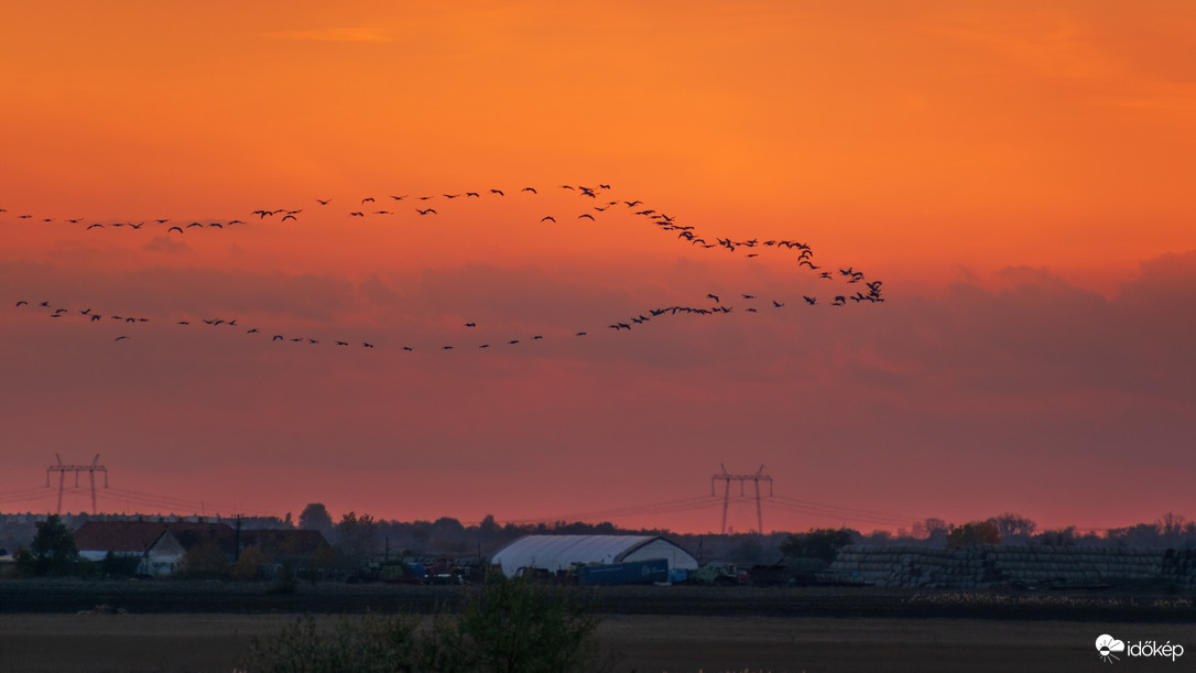 Daruvonulás Karcag határában