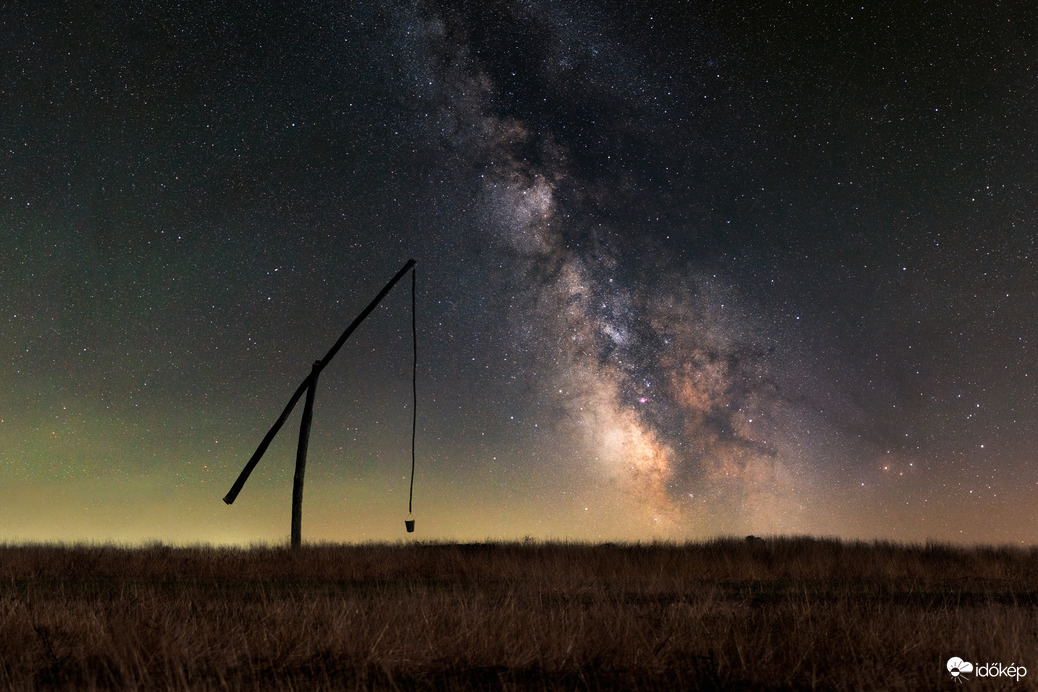 Nyári éjszaka a hortobágyi pusztaságon