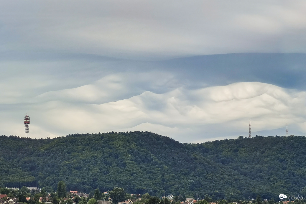 Undulatus asperatus felhők