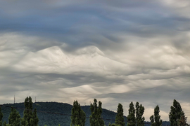 Undulatus asperatus felhők