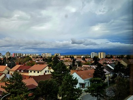 Szonbathely felé tartó hidegfront