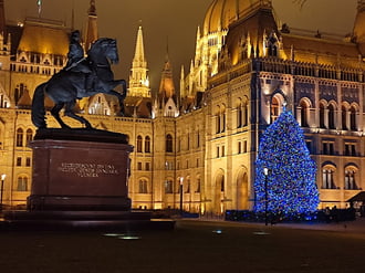 Országház- karácsony előtt