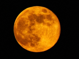 Az év első szigetközi teliholdja