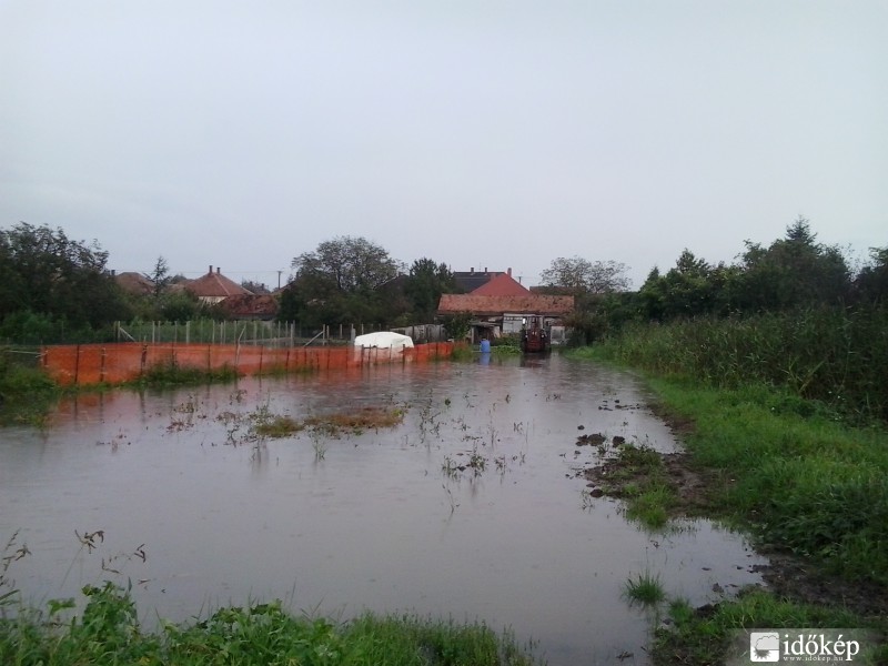 Ikva áradása Petőháza 2014 09 14