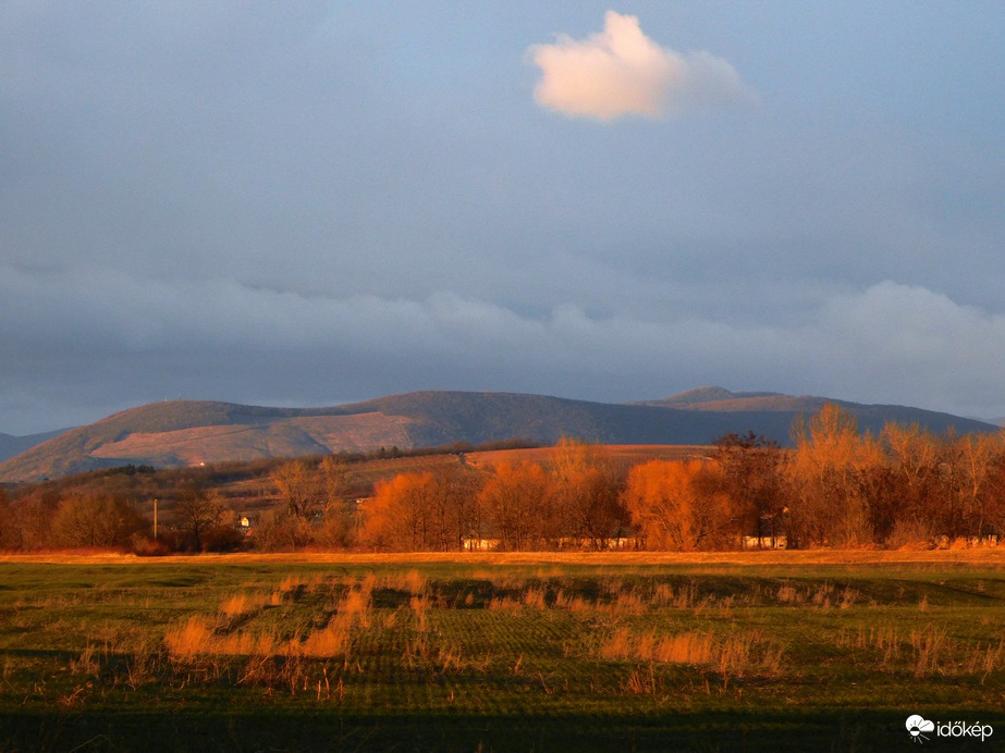 A Bükk késő délután.