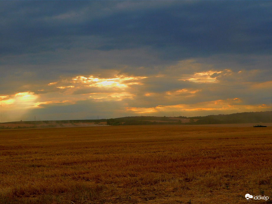 Naplementében jó az aratás :)