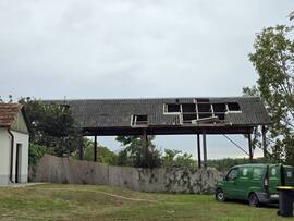 Egy kis megmaradt viharkár Váncsodról