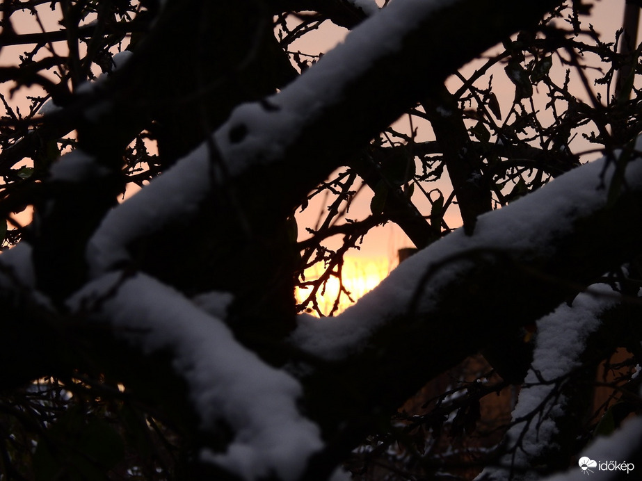 Jeges naplemente Tiszalök