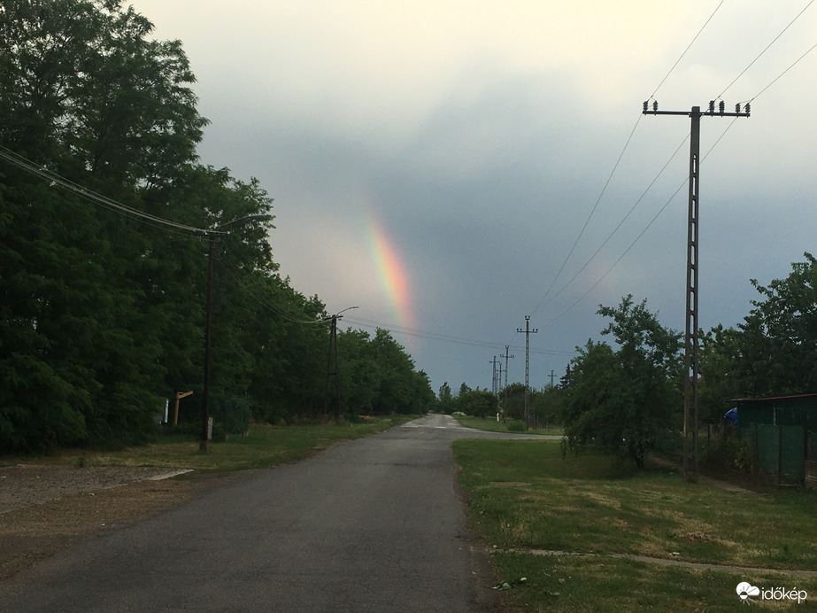 Kettős szivárvány Tiszalök 