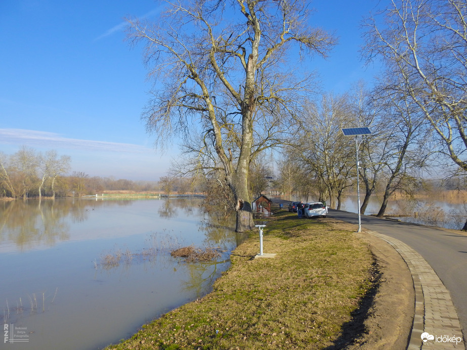 Árvízi tetőzés, 608 cm, Tiszalök