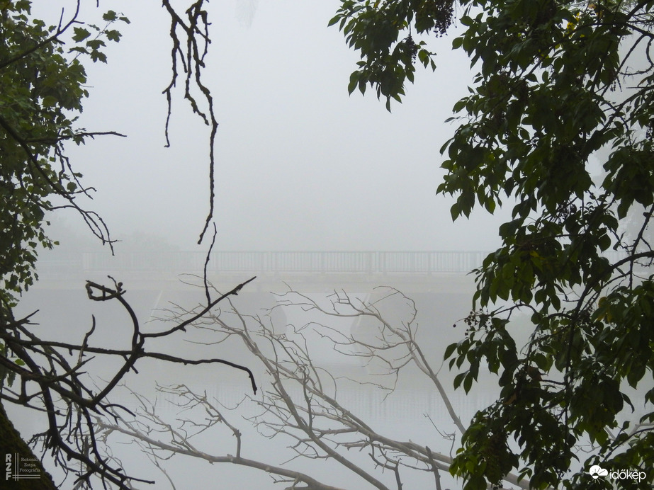 Homályos csend a tiszalöki Kis-Tiszánál