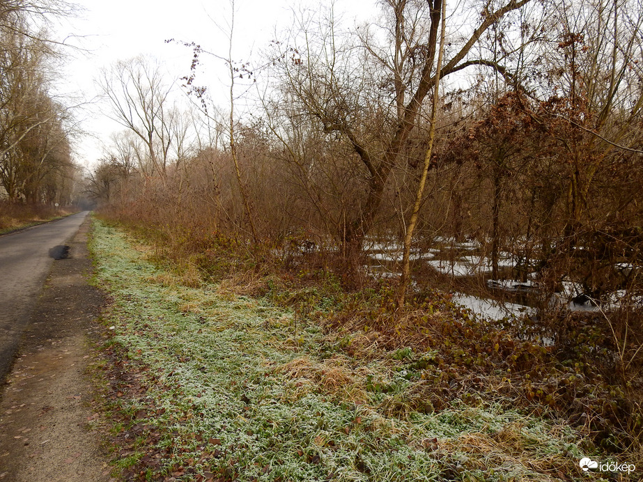 Áradás, jeges ár Tiszalöknél