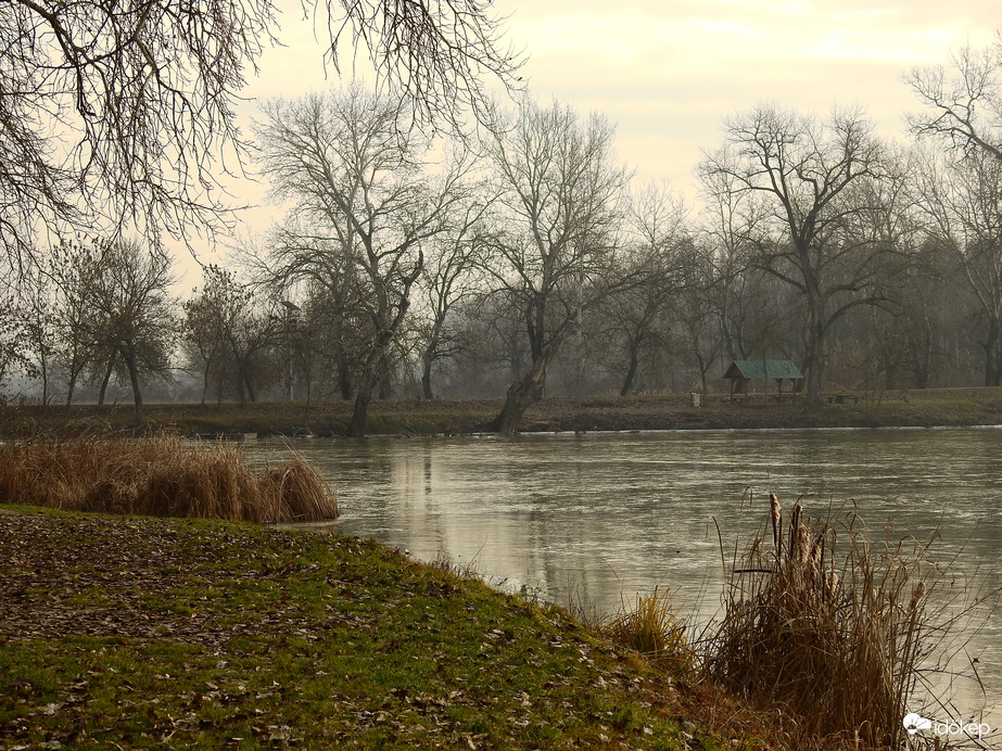 Áradás, jeges ár Tiszalöknél