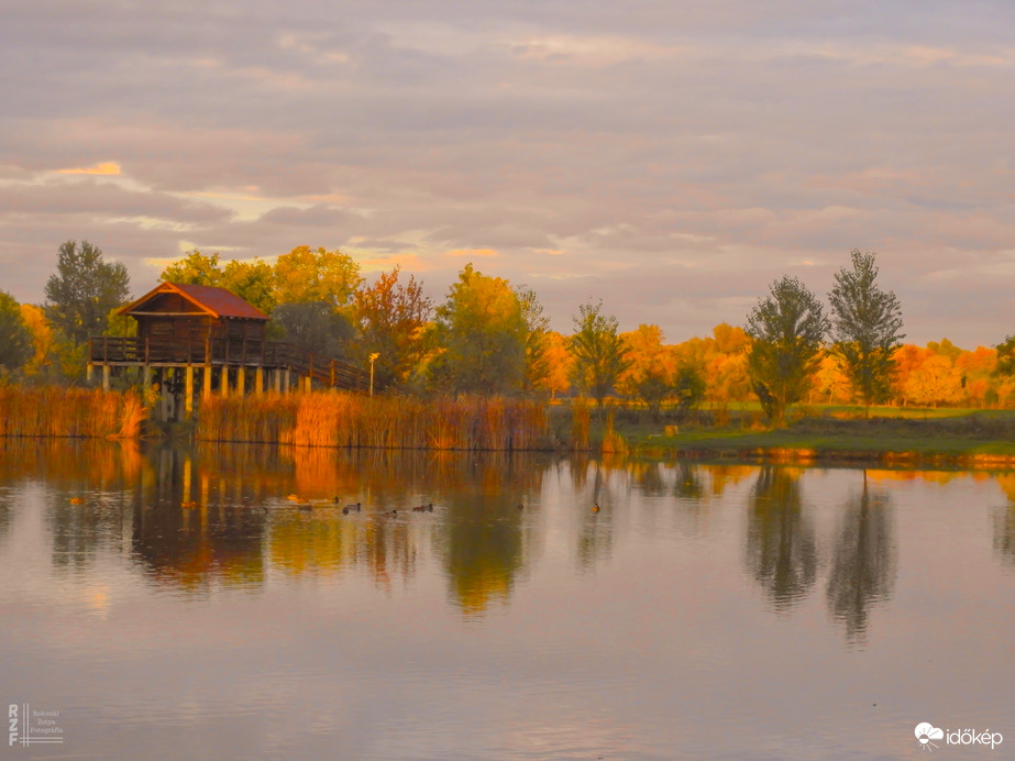 Ma esti csoda naplemente a tiszalöki Kis-Tiszán