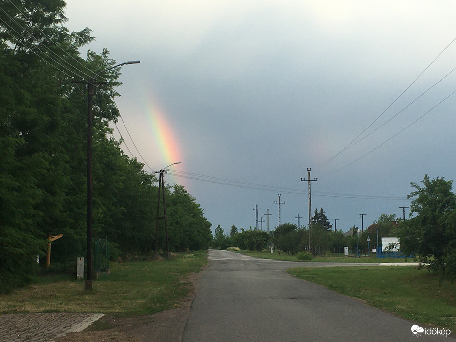 Kettős szivárvány Tiszalök 