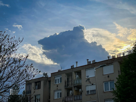 Medve alakú felhő 