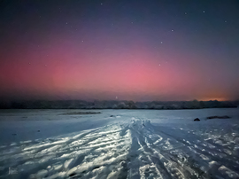 Sarki fény Tiszalökön