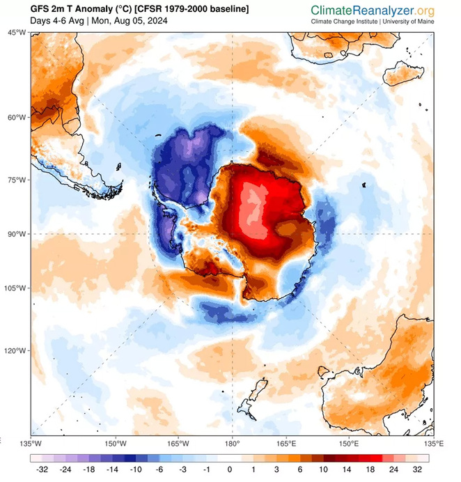 Térkép: Climatereanalyzer.org