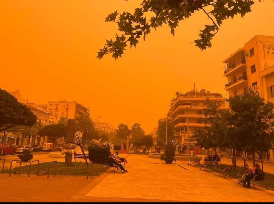 Szaharai por Görögország felett (Fotó: Giouly Skourtsidi)
