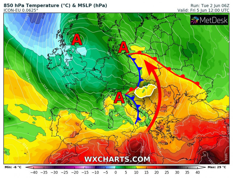 Forrás: wxcharts.com